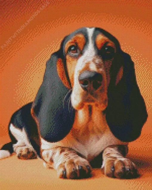 Basset Bleu De Gascogne Dog Diamond Painting