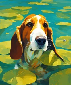 Basset Hound Art Diamond Painting