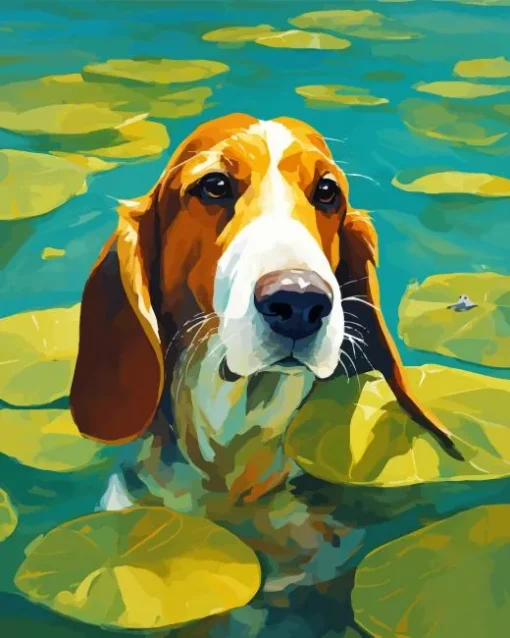 Basset Hound Art Diamond Painting