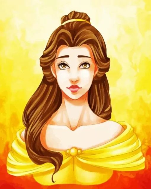 Beauty And The Beast Belle Art Diamond Painting