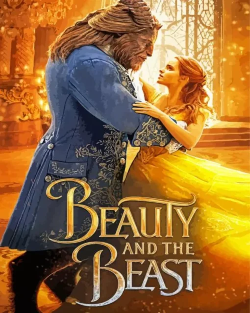 Beauty And The Beast poster Diamond Painting