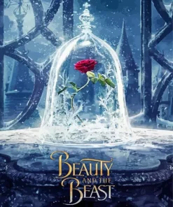 Beauty And The Beast Poster Art Diamond Painting