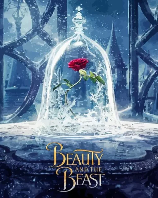 Beauty And The Beast Poster Art Diamond Painting