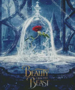 Beauty And The Beast Poster Art Diamond Painting