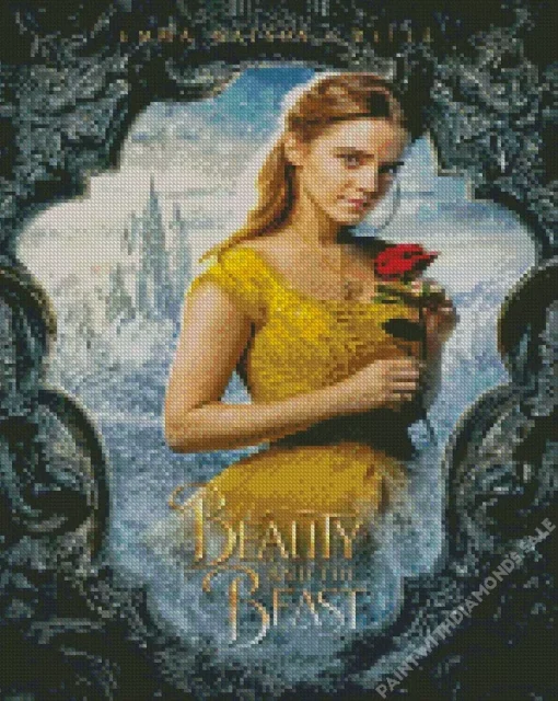 Belle Beauty And The Beast Diamond Painting