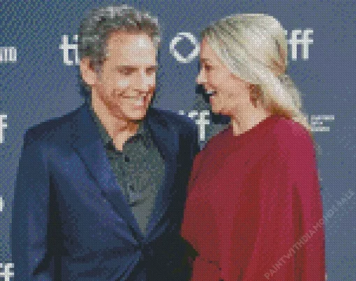 Ben Stiller And His Wife Diamond Painting