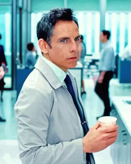 Ben Stiller In The Secret Life of Walter Diamond Painting