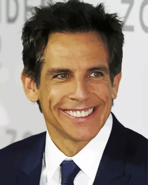 Ben Stiller Smiling Diamond Painting