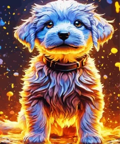 Bichon Frise Puppy Diamond Painting