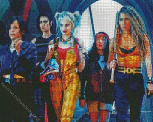 Birds Of Prey Characters Diamond Painting