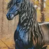 Black Horses Art Diamond Painting