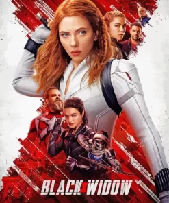 Black Widow Poster Diamond Painting