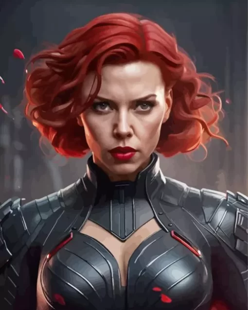 Black Widow Avengers Diamond Painting