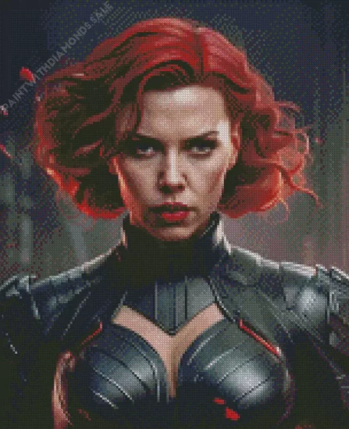 Black Widow Avengers Diamond Painting