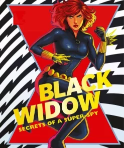 Black Widow Marvel Comics Diamond Painting