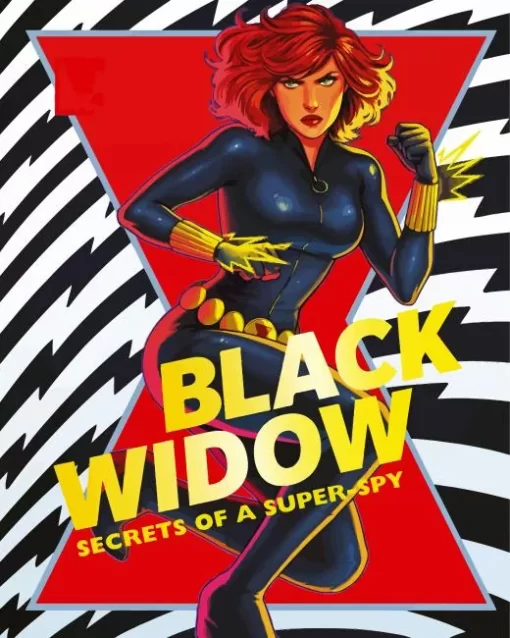 Black Widow Marvel Comics Diamond Painting