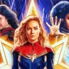 Brie Larsons Captain Marvel Diamond Painting