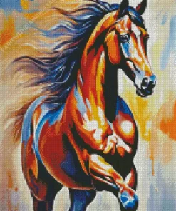 Brown Horse Art Diamond Painting