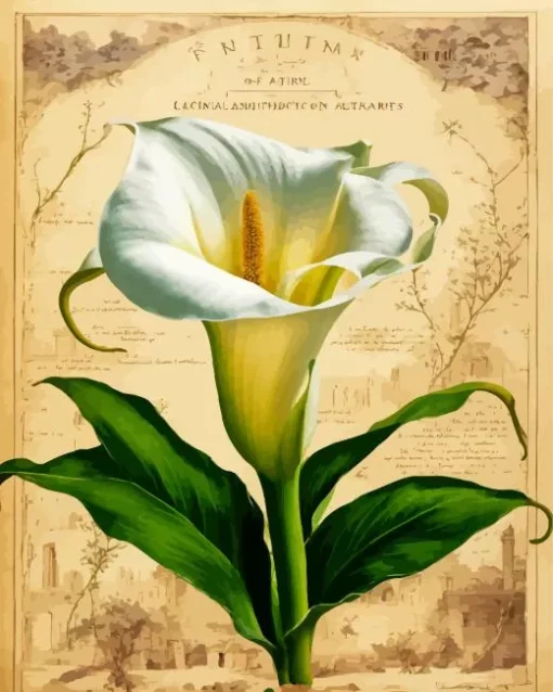 Calla Lily Diamond Painting