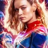 Captain Marvel Brie Larsons Diamond Painting