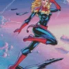 Captain Marvel Cartoon Diamond Painting