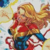 Captain Marvel Marvel Universe Diamond Painting