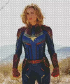 Captain Marvel Movie Diamond Painting