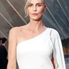 Charlize Theron Wearing White Diamond Painting