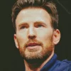 Chris Evans Close Up Diamond Painting