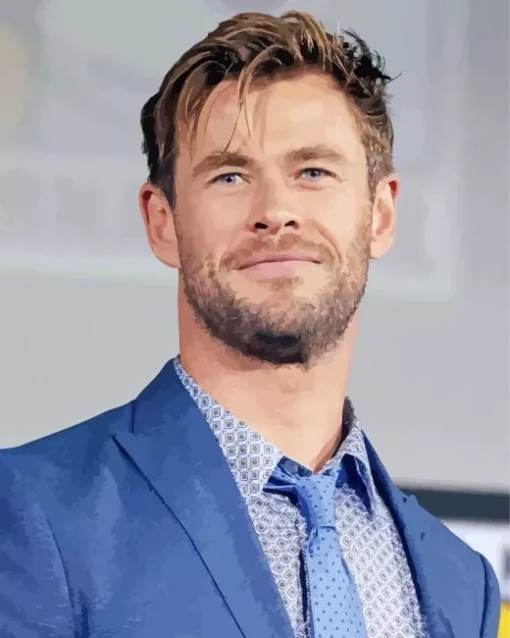 Chris Hemsworth Diamond Painting