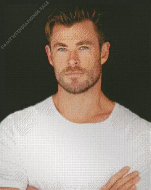 Chris Hemsworth Actor Diamond Painting