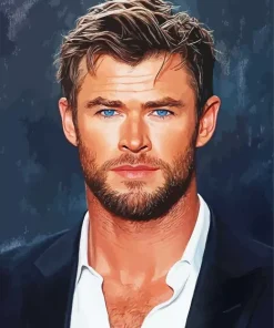 Chris Hemsworth Art Diamond Painting