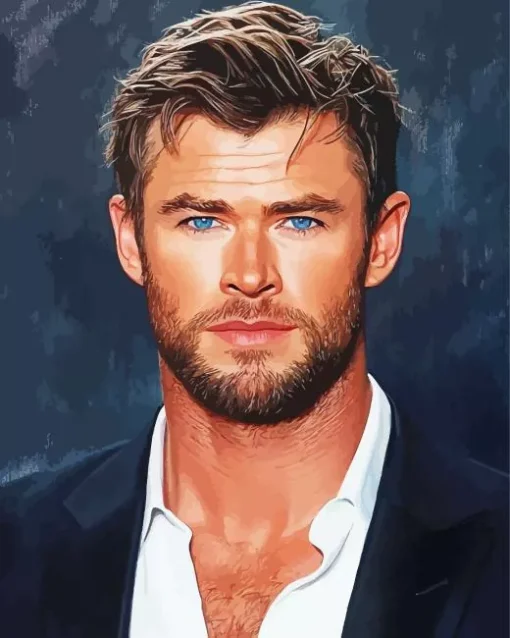 Chris Hemsworth Art Diamond Painting