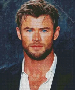 Chris Hemsworth Art Diamond Painting