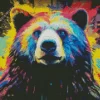 Colorful Bear Diamond Painting