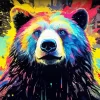 Colorful Bear Diamond Painting