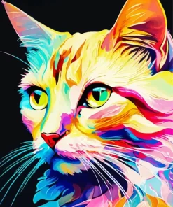 Colorful Cat Diamond Painting