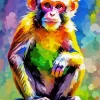 Colorful Monkey Diamond Painting