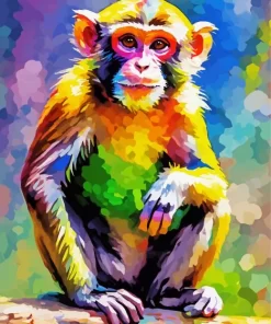 Colorful Monkey Diamond Painting