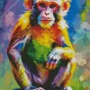 Colorful Monkey Diamond Painting