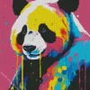 Colorful Panda Bear Diamond Painting