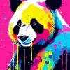 Colorful Panda Bear Diamond Painting