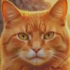 Cute Orange Cat Diamond Painting