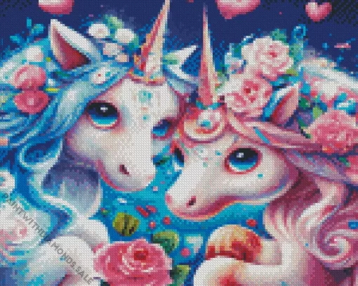 Cute Unicorns Diamond Painting