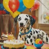 Dalmatian Birthday Diamond Painting