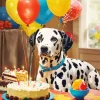 Dalmatian Birthday Diamond Painting