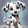 Dalmatian Puppy Dog Diamond Painting