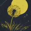 Dandelion And Moon Art Diamond Painting