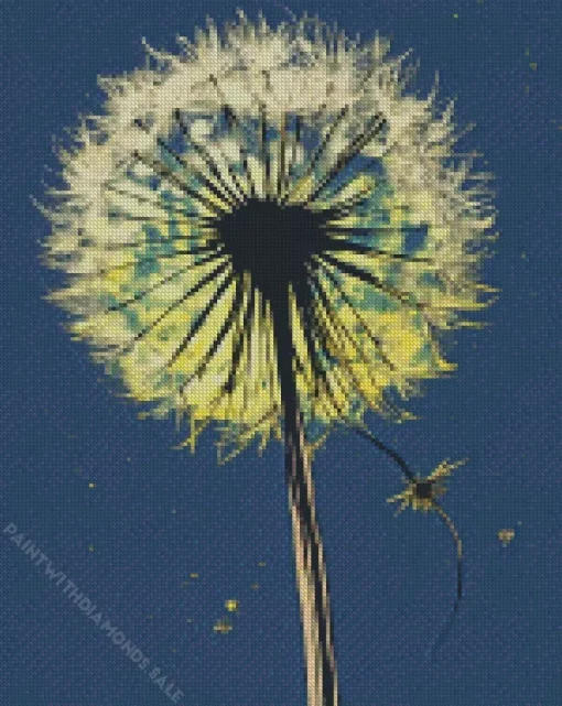 Dandelion In A Blue Sky Diamond Painting