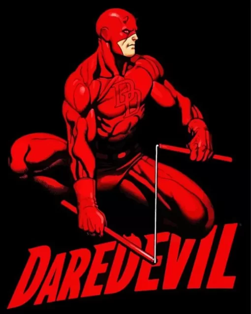 Daredevil Comic Poster Diamond Painting